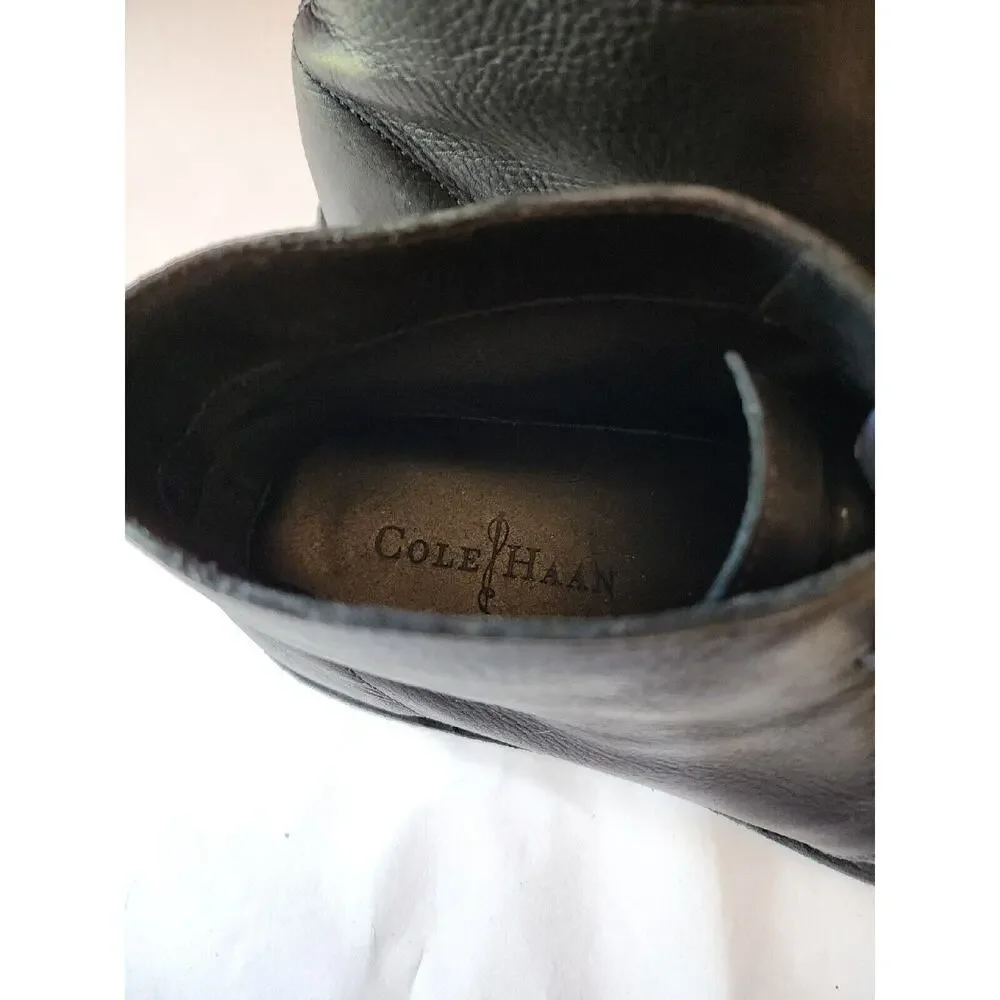 Cole Haan Men's 8 M Black Soft Leather Ankle Boots Dress Casual Shoes